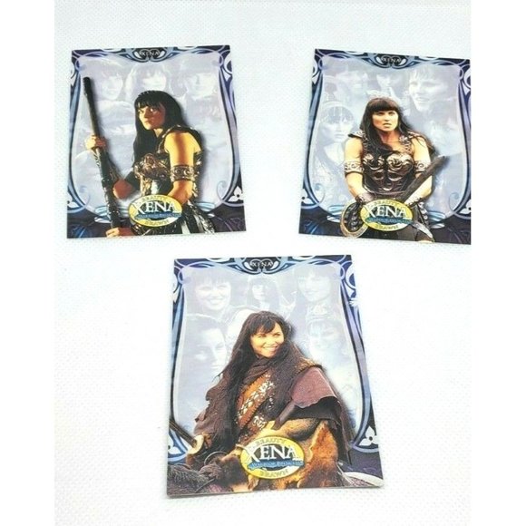 Beauty Xena Warrior Princess Brawn Trading Cards #1 #2 And #3 Bundle - Picture 1 of 10